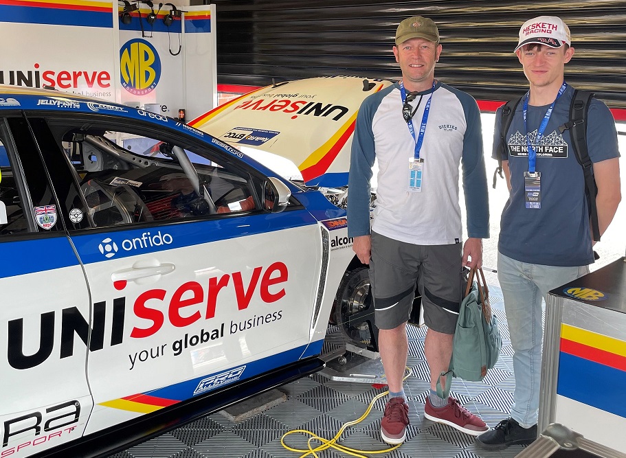 Dug Gooch & Son at Brands Hatch Race June 2021 - Cropped