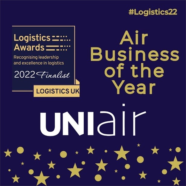 UniAir Shortlisted As UK Logistics Award Finalists